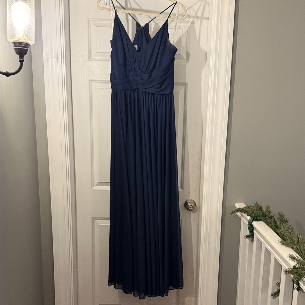 Chic Navy Blue Maxi Dress